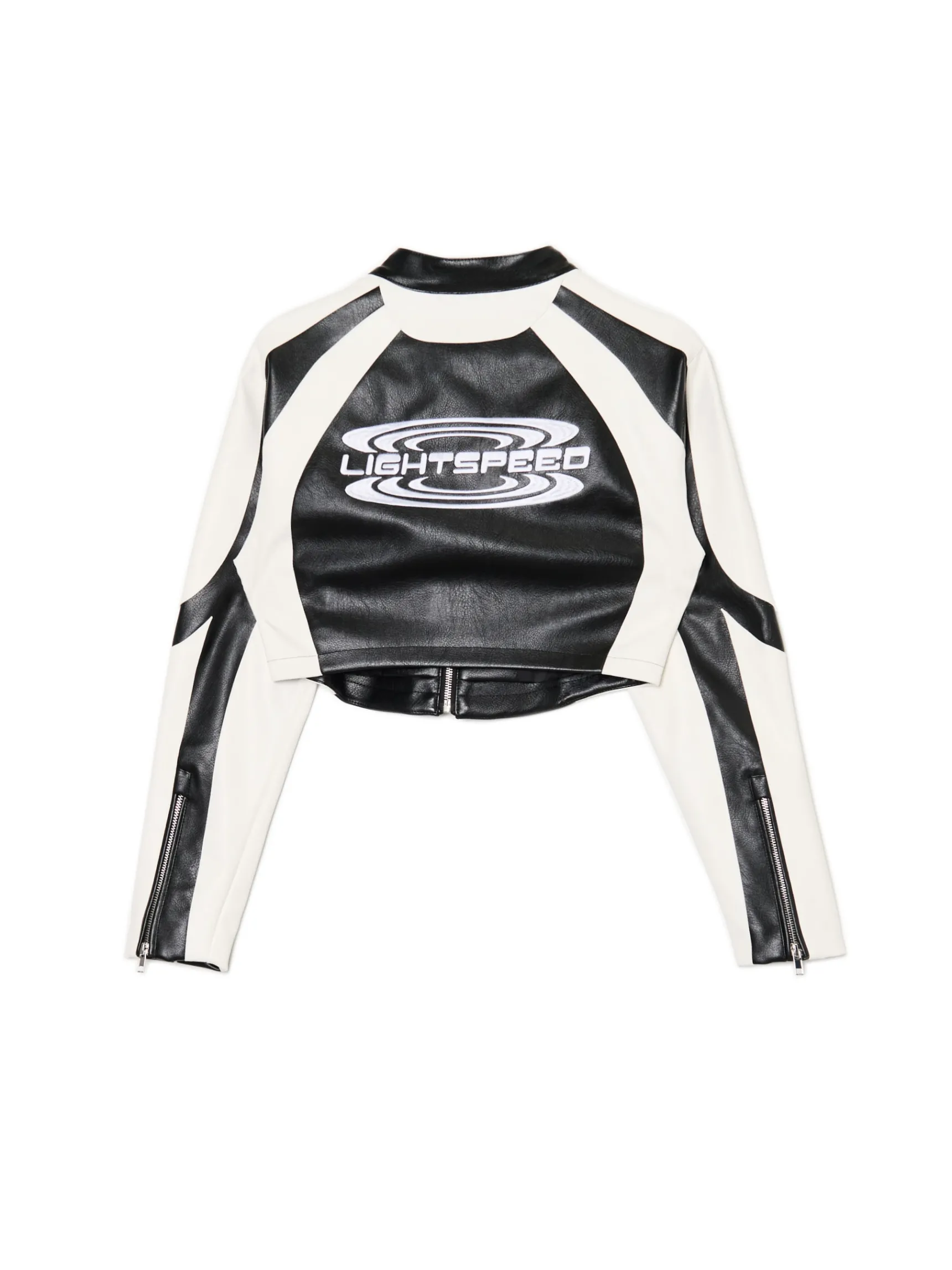 Online Cropp Krótka kurtka w stylu racing czarny
