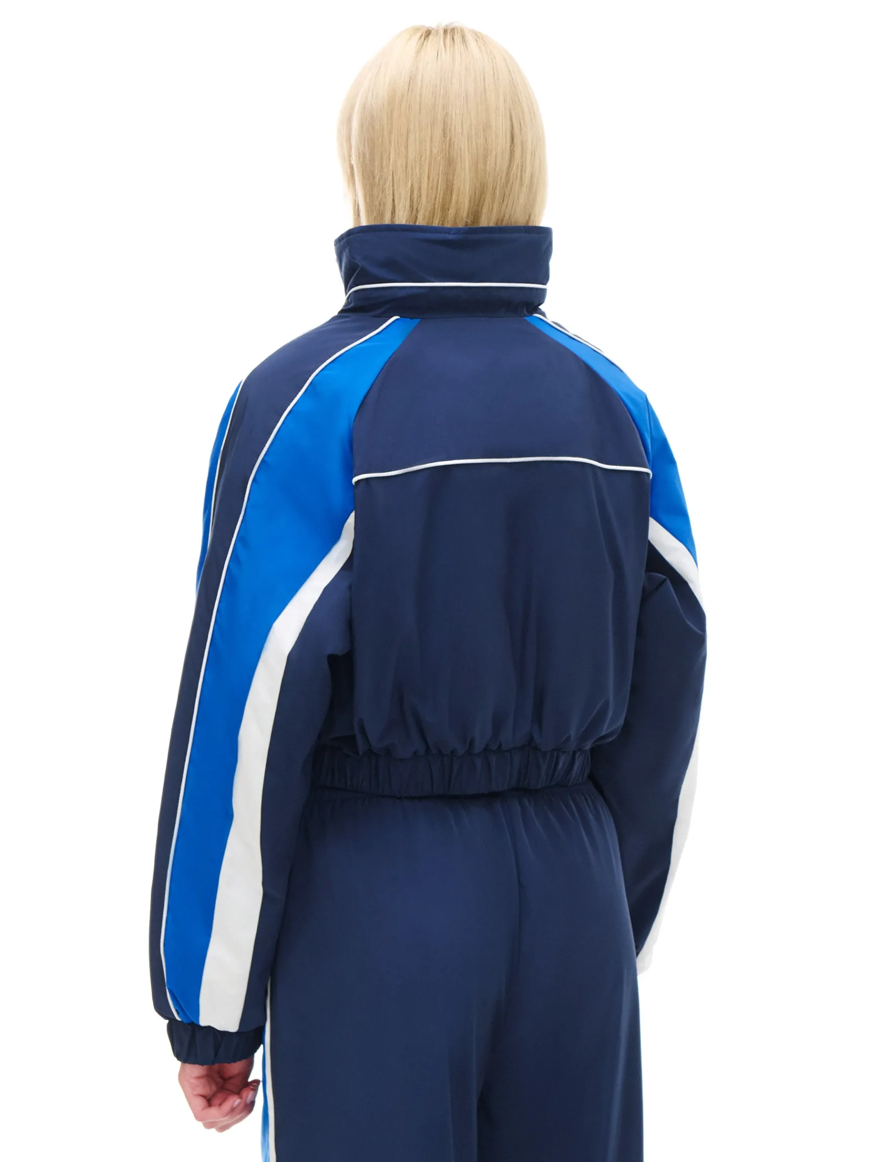 Clearance Cropp Krótka sportowa kurtka bomber granatowy