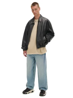 Sale Cropp Kurtka bomber w stylu vintage brązowy