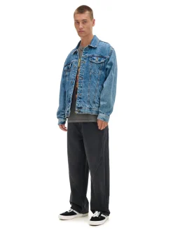 Outlet Cropp Kurtka jeansowa niebieski