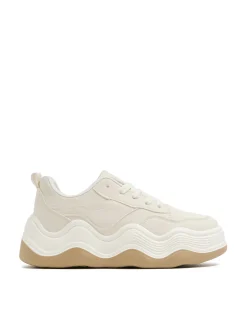 Outlet Cropp Lekkie sneakersy beżowy