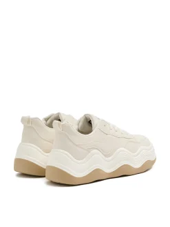 Outlet Cropp Lekkie sneakersy beżowy
