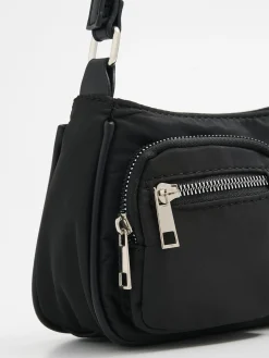 Sale Cropp Mała czarna torebka crossbody czarny