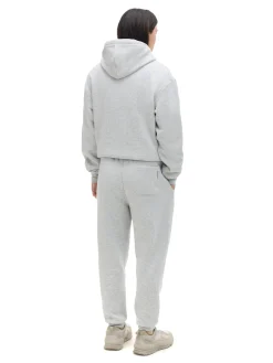 Outlet Cropp Melanżowe dresowe joggery regular jasnyszary