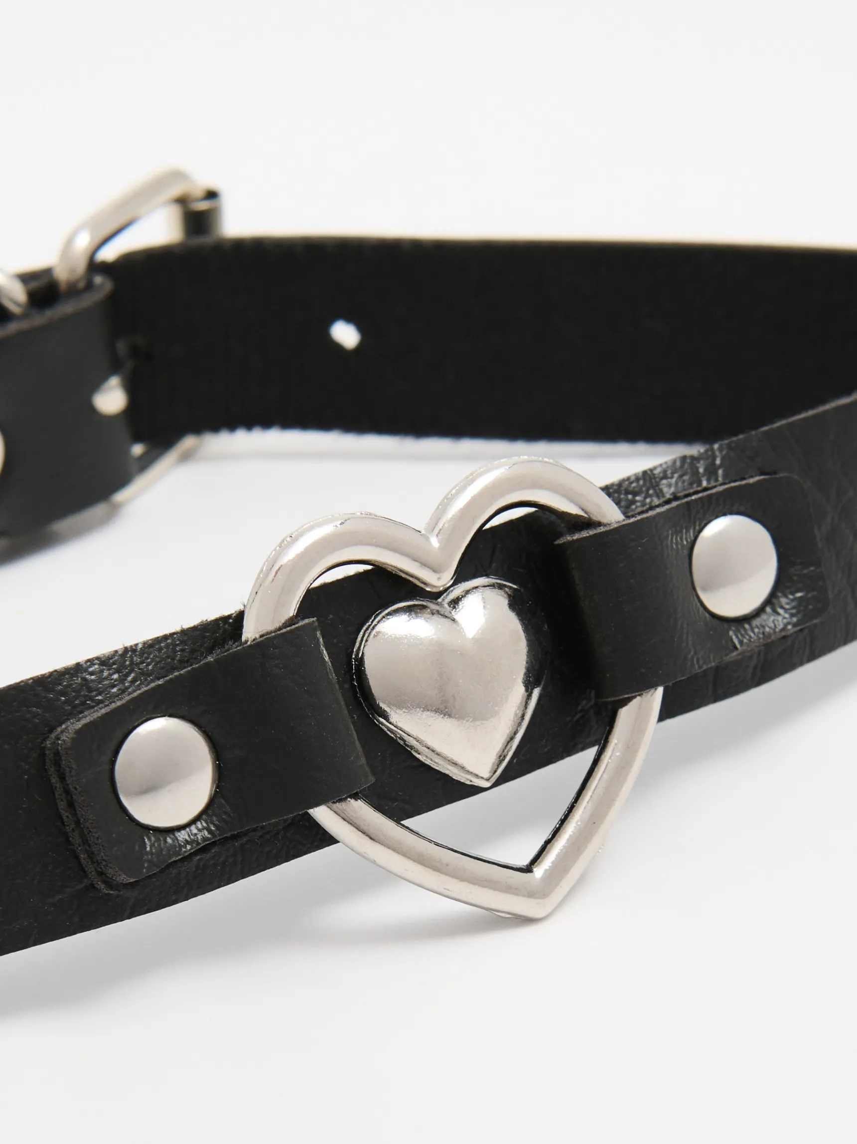 Discount Cropp Naszyjnik choker z metalowymi detalami czarny