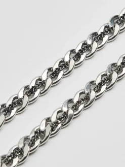 Clearance Cropp Naszyjnik i bransoletka srebrny