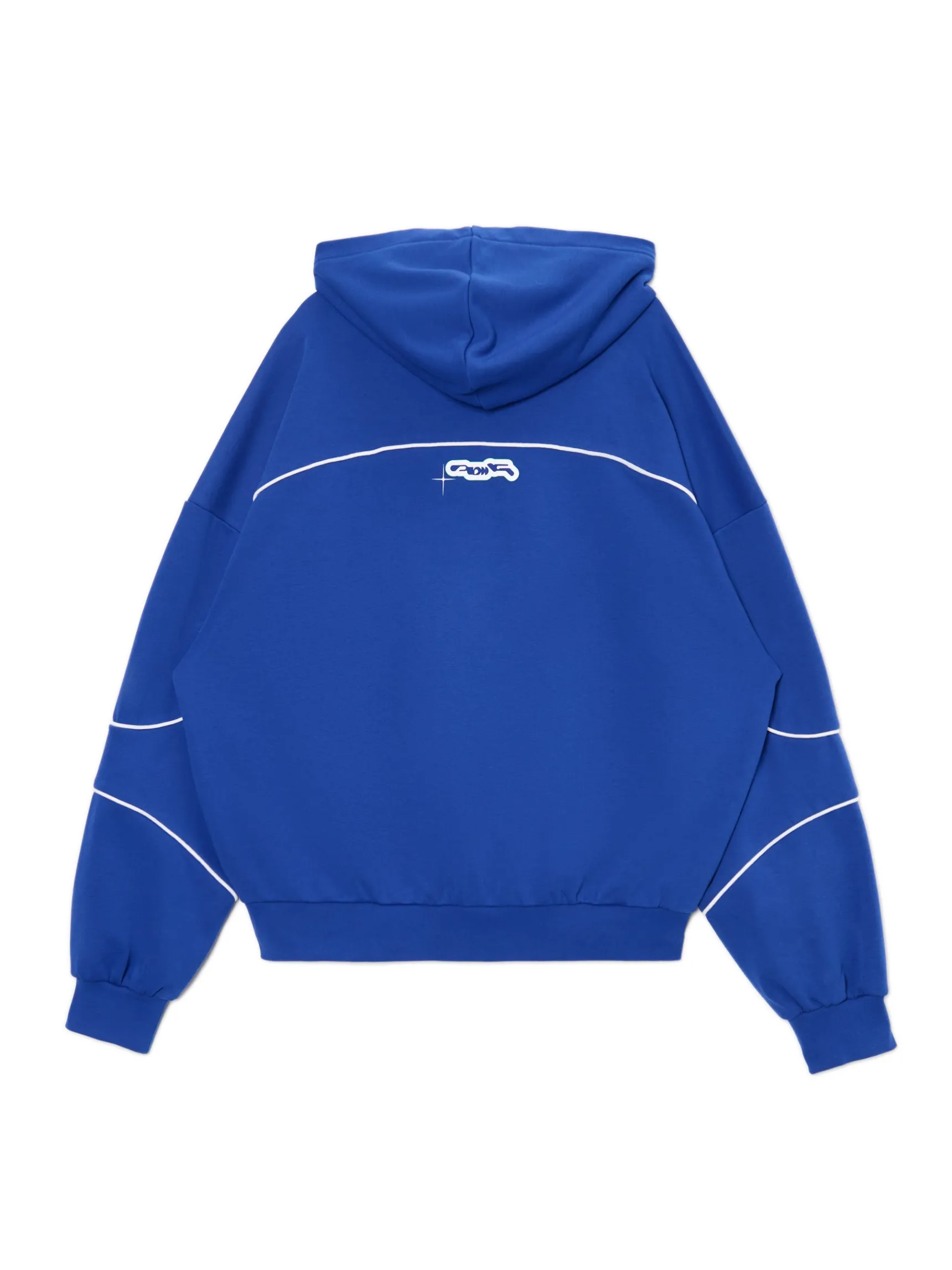 Online Cropp Niebieska bluza z kapturem Baltic Games niebieski