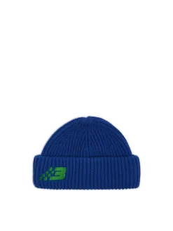 Best Cropp Niebieska czapka beanie Baltic Games niebieski