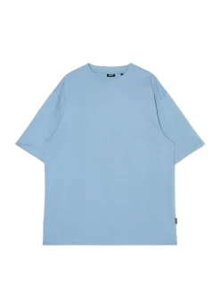Fashion Cropp Niebieski T-shirt comfort błękitny