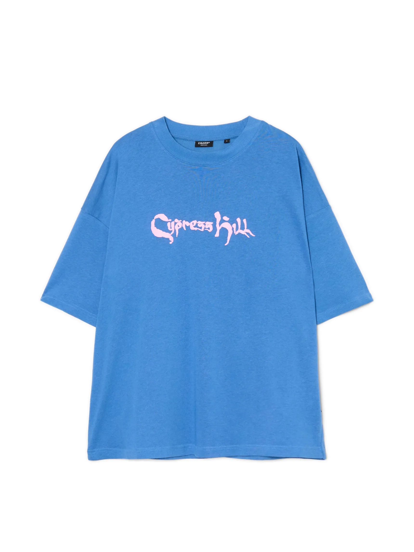 Online Cropp T-shirt Cypress Hill UNISEX niebieski