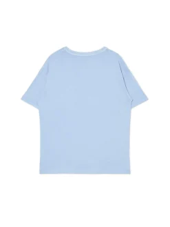 Hot Cropp T-shirt z pająkiem UNISEX niebieski