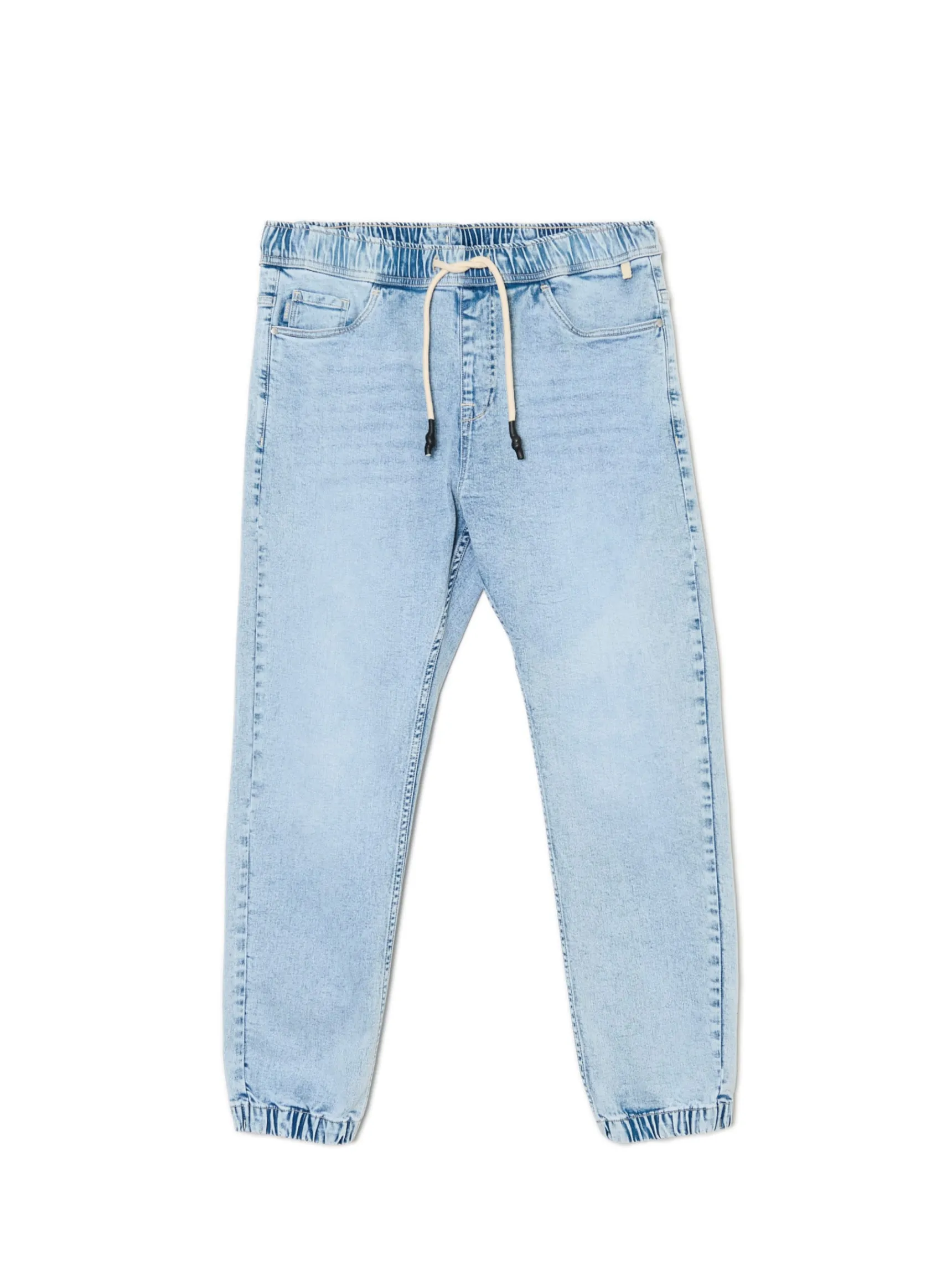Best Cropp e jeansowe joggery niebieski
