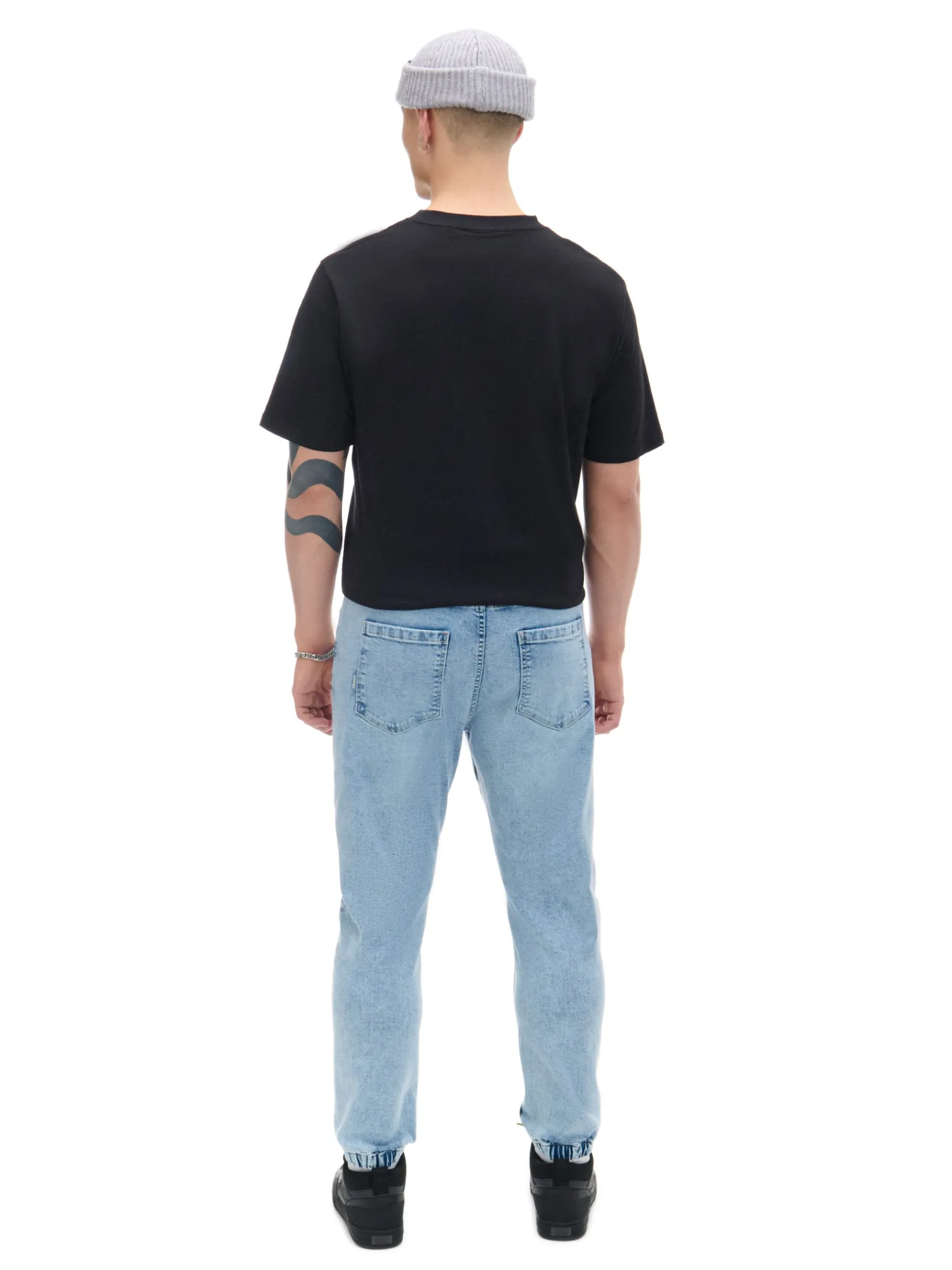 Best Cropp e jeansowe joggery niebieski