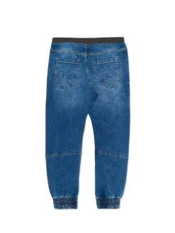 Best Cropp e jeansowe joggery chino niebieski