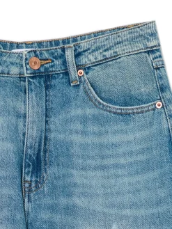 Clearance Cropp e jeansy baggy niebieski