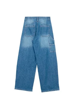 Best Cropp e jeansy baggy niebieski