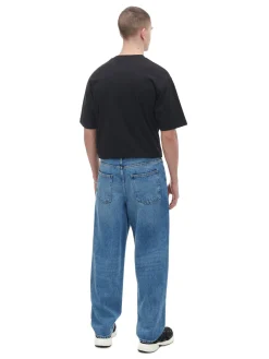 Hot Cropp e jeansy baggy niebieski