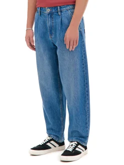New Cropp e jeansy balloon baggy niebieski