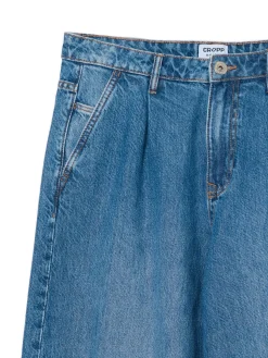 New Cropp e jeansy balloon baggy niebieski