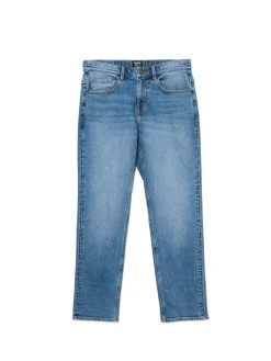 Best Cropp e jeansy comfort niebieski