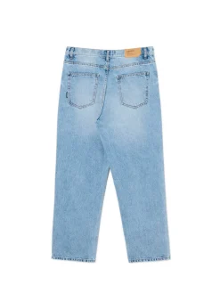 Fashion Cropp e jeansy loose baggy niebieski