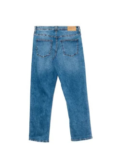 Sale Cropp e jeansy regular niebieski
