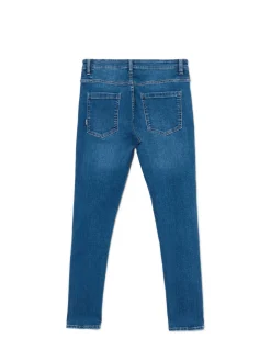 Clearance Cropp e jeansy skinny niebieski
