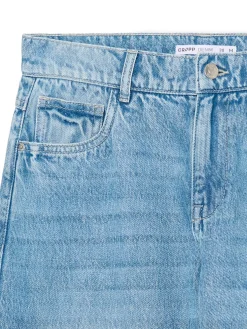 Clearance Cropp e jeansy straight niebieski