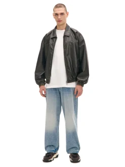 Best Cropp e jeansy super baggy niebieski