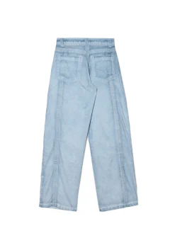 New Cropp Niebieskie spodnie z kieszeniami cargo granatowy
