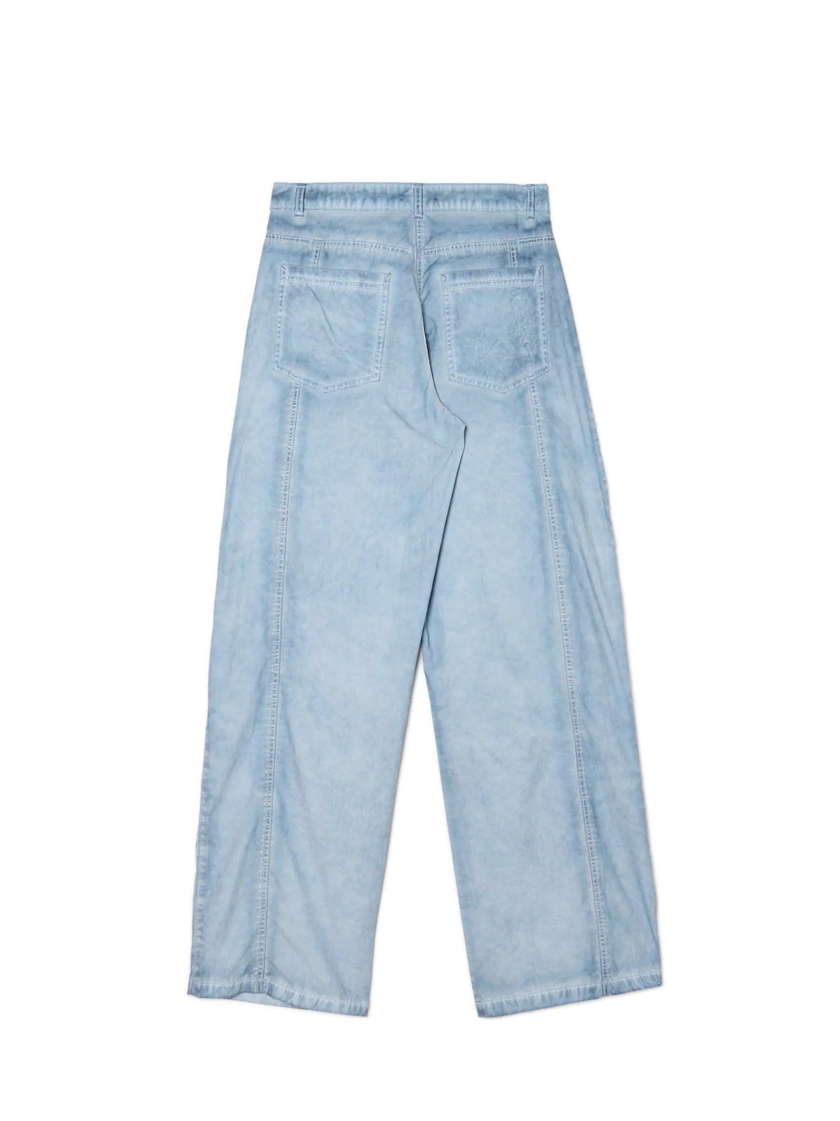 New Cropp Niebieskie spodnie z kieszeniami cargo granatowy