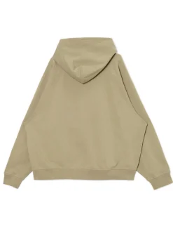 Fashion Cropp Oliwkowa bluza oversize z kapturem zielony
