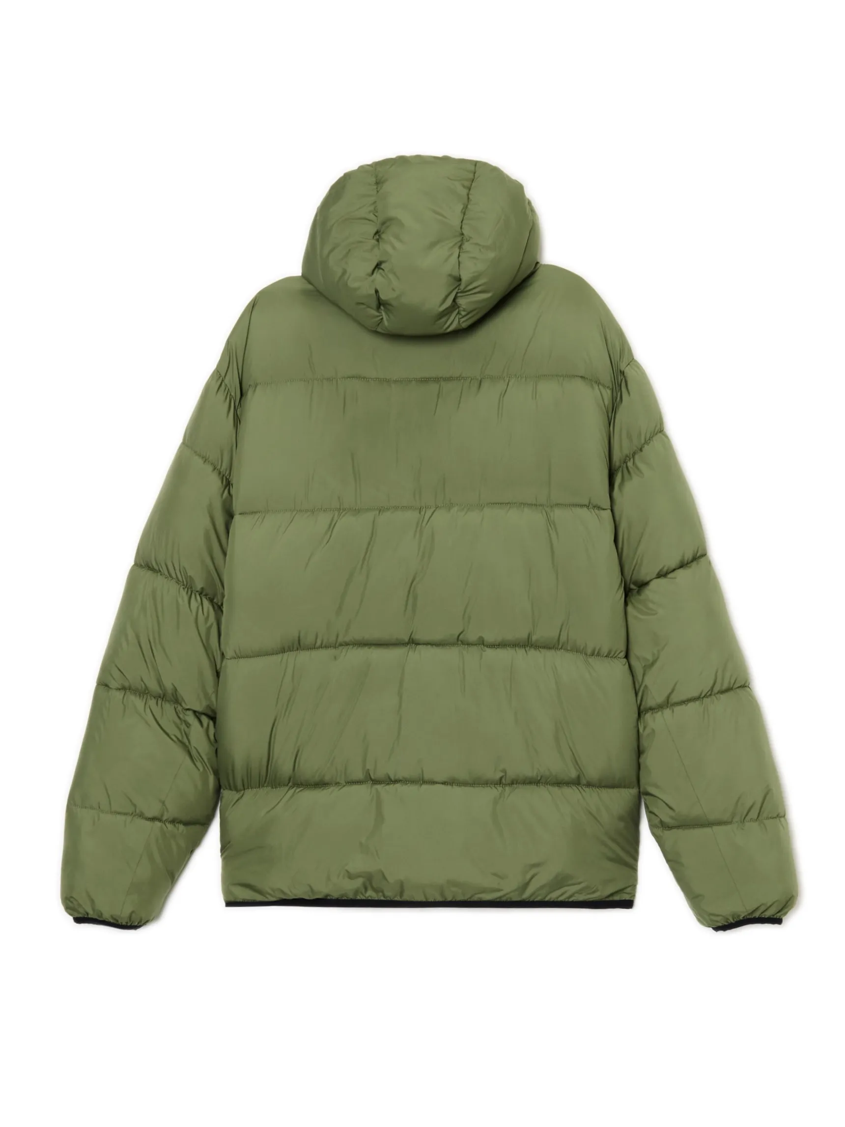 Clearance Cropp Oliwkowa pikowana kurtka puffer zielony