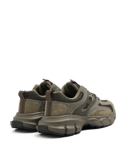 Discount Cropp Oliwkowe sneakersy zielony