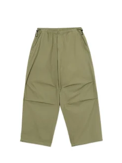 New Cropp Oliwkowe spodnie parachute zielony