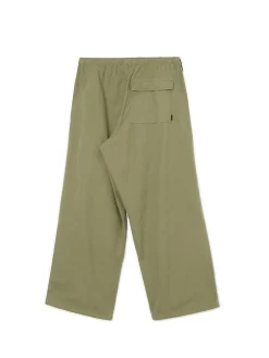 New Cropp Oliwkowe spodnie parachute zielony