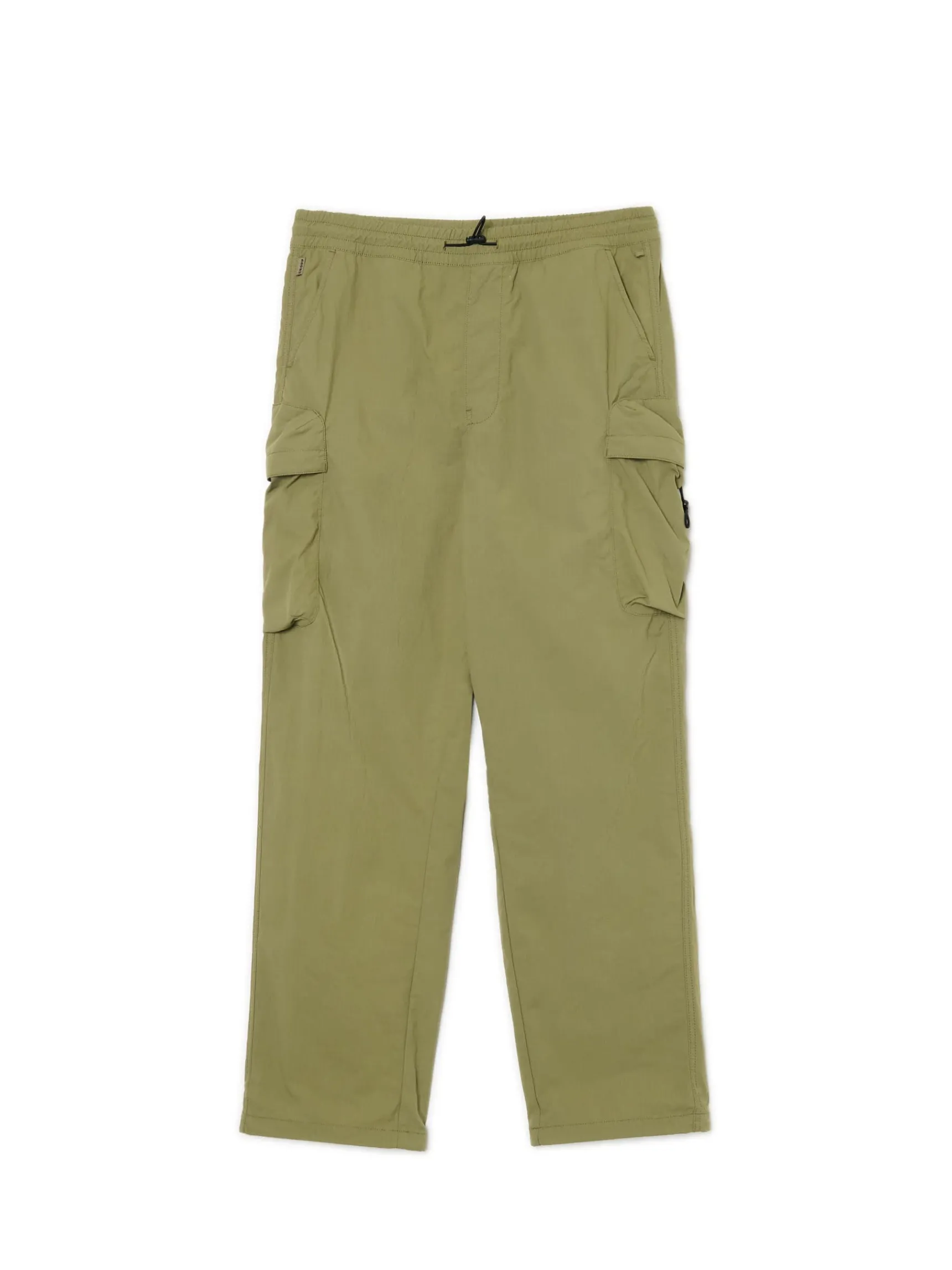 Clearance Cropp Oliwkowe spodnie z regulacją zielony