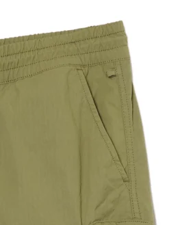 Clearance Cropp Oliwkowe spodnie z regulacją zielony