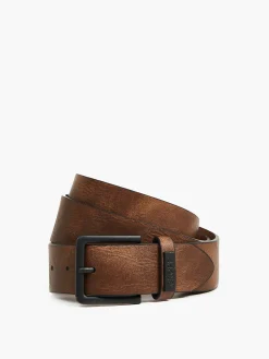 Fashion Cropp Pasek do spodni z imitacji skóry brązowy