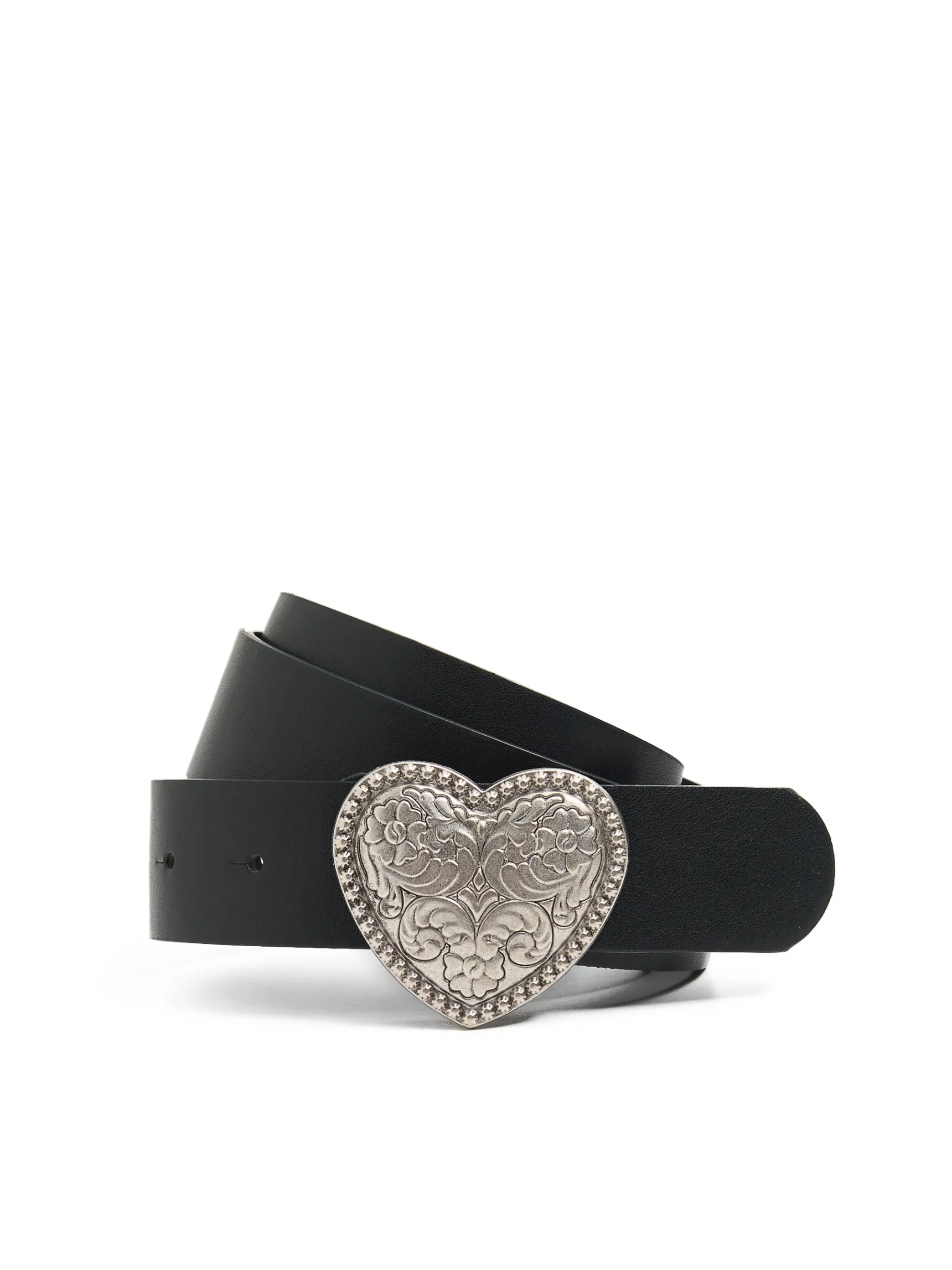 Fashion Cropp Pasek do spodni z motywem serca czarny