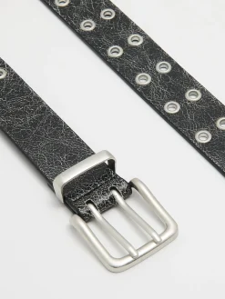 Clearance Cropp Pasek z ozdobnymi detalami czarny