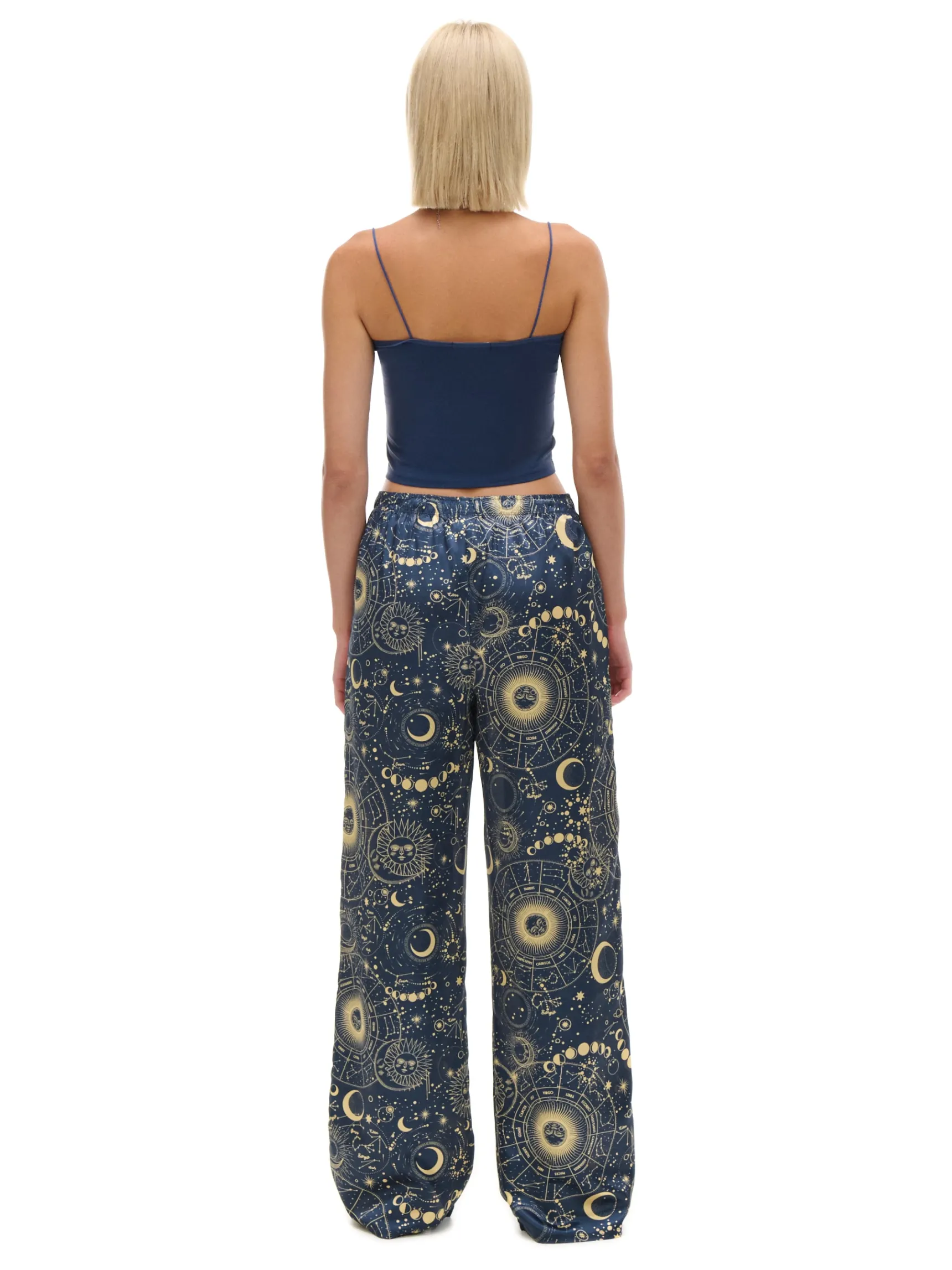 Clearance Cropp Piżama z motywem astralnym granatowy