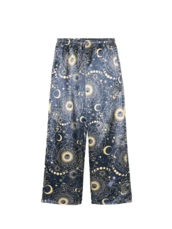 Clearance Cropp Piżama z motywem astralnym granatowy