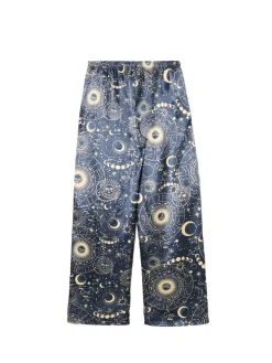Clearance Cropp Piżama z motywem astralnym granatowy
