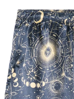 Clearance Cropp Piżama z motywem astralnym granatowy