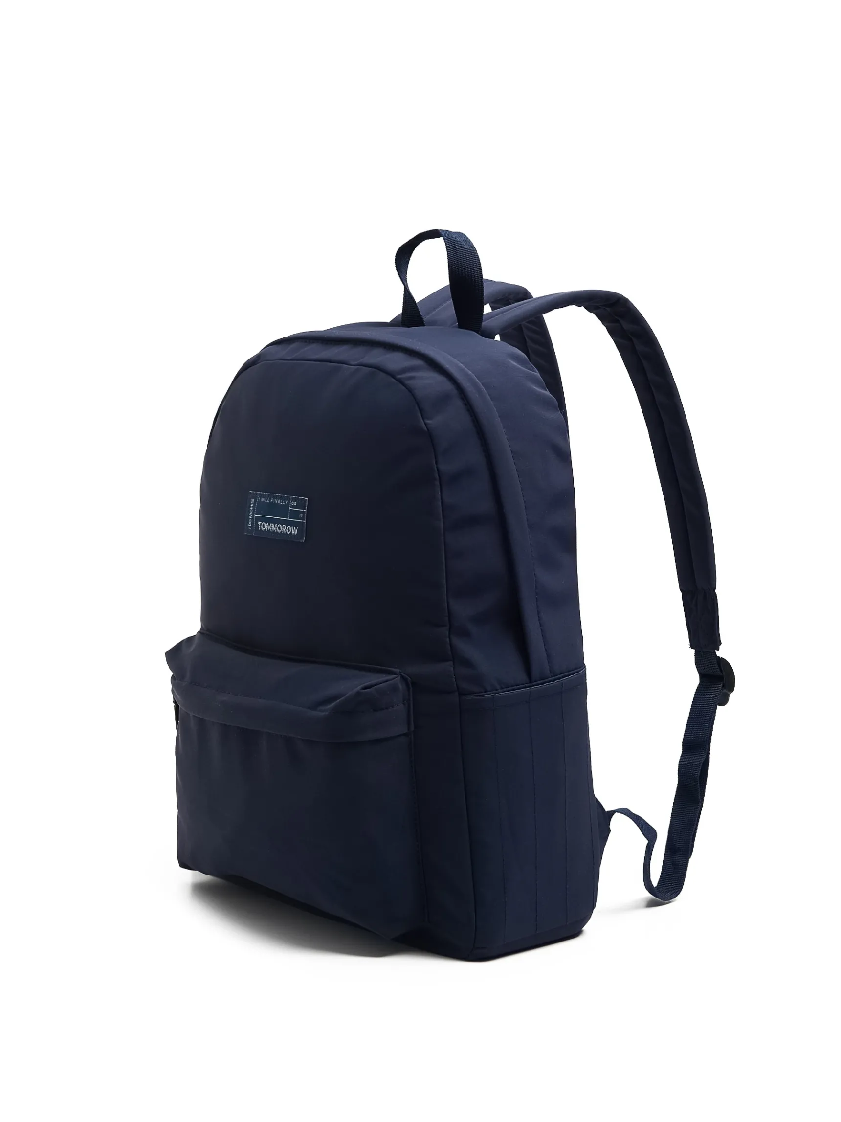 Discount Cropp Plecak basic z naszywką granatowy