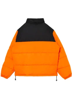 Discount Cropp Pomarańczowa kurtka puffer pomarańczowy