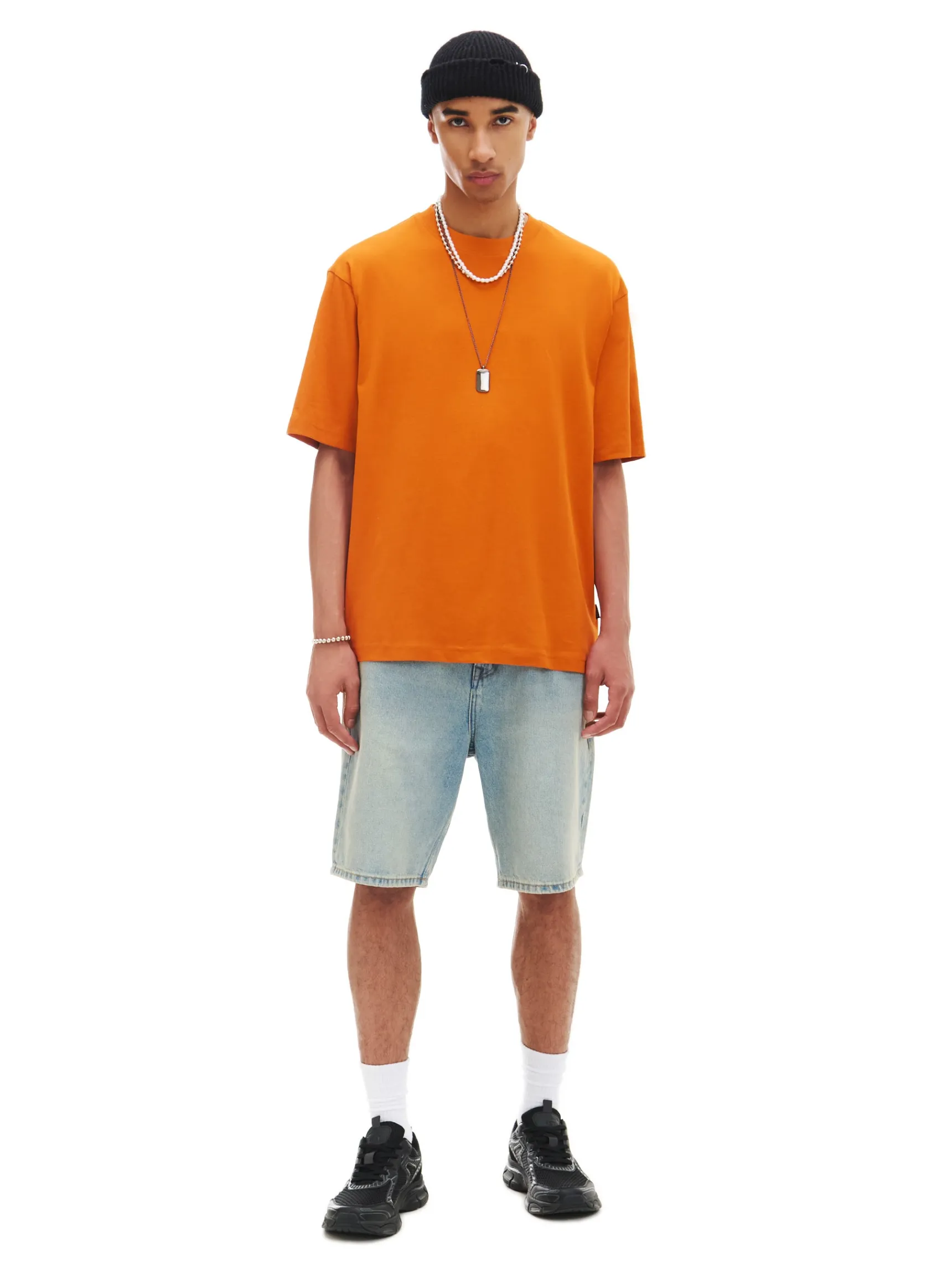 Clearance Cropp T-shirt comfort pomarańczowy