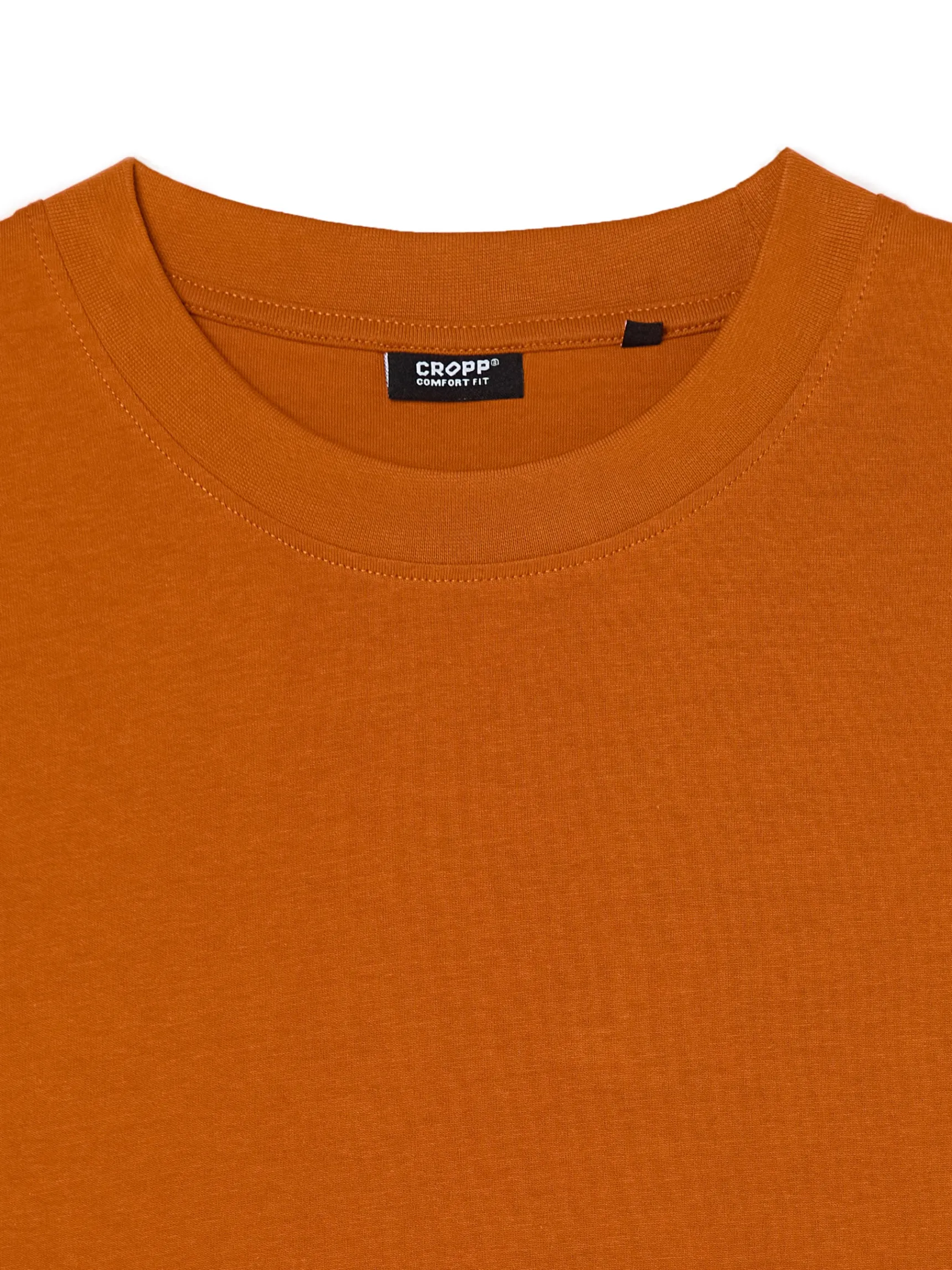Clearance Cropp T-shirt comfort pomarańczowy
