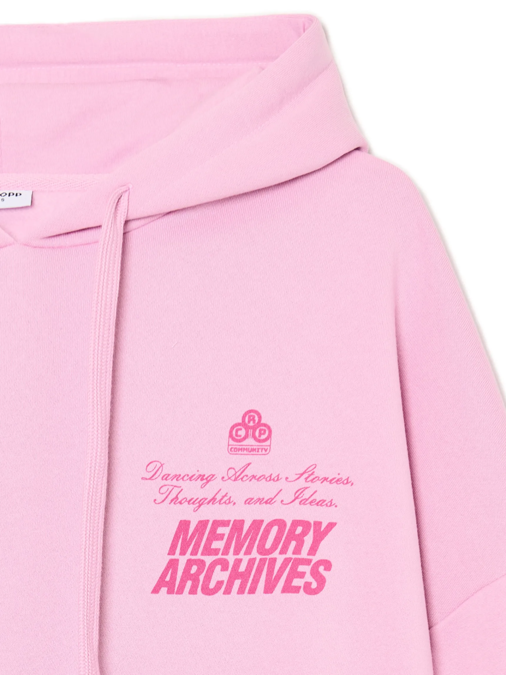 Best Cropp Różowa bluza z napisami różowy